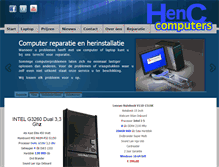 Tablet Screenshot of henc.nl