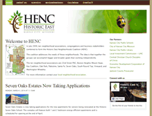 Tablet Screenshot of henc.org