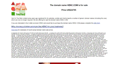 Desktop Screenshot of henc.com