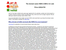 Tablet Screenshot of henc.com